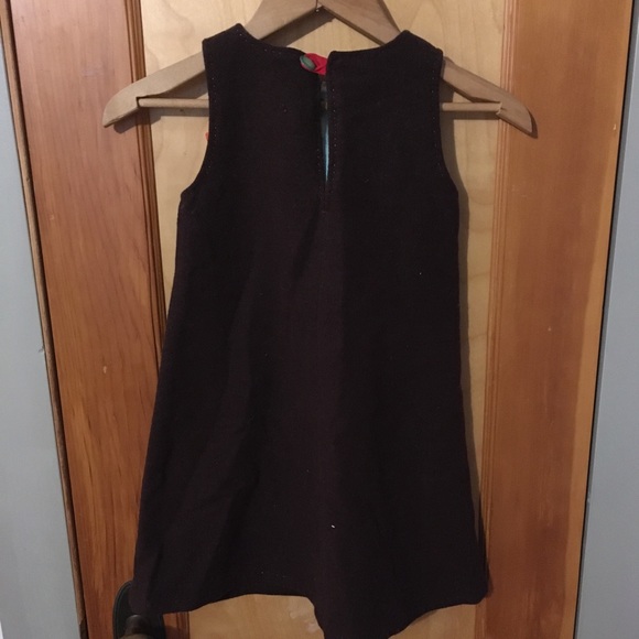 Beautiful brown wool kids dress. - Picture 2 of 3